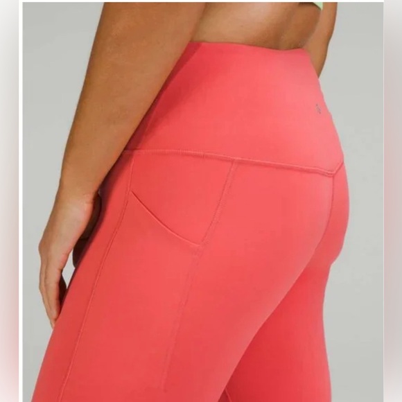 NWT Lululemon Align Pant 25” With Pockets PLBR Pale Raspberry - Picture 2 of 5